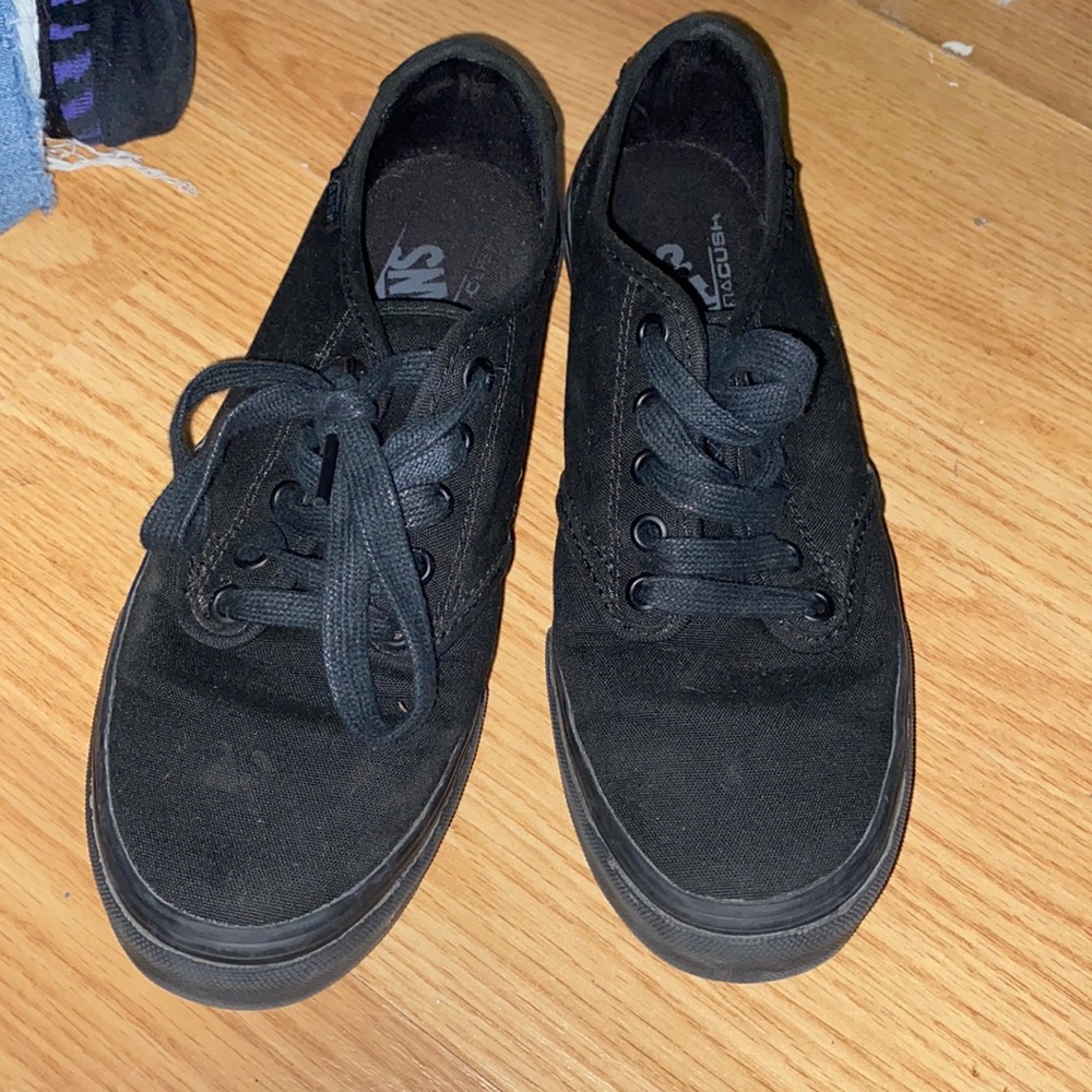 All black vans